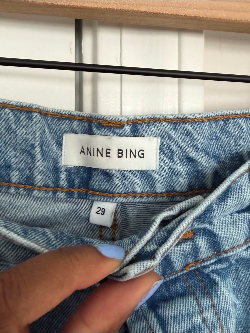 Anine Bing Gavin Jeans - Washed Blue - Picture 6 of 11